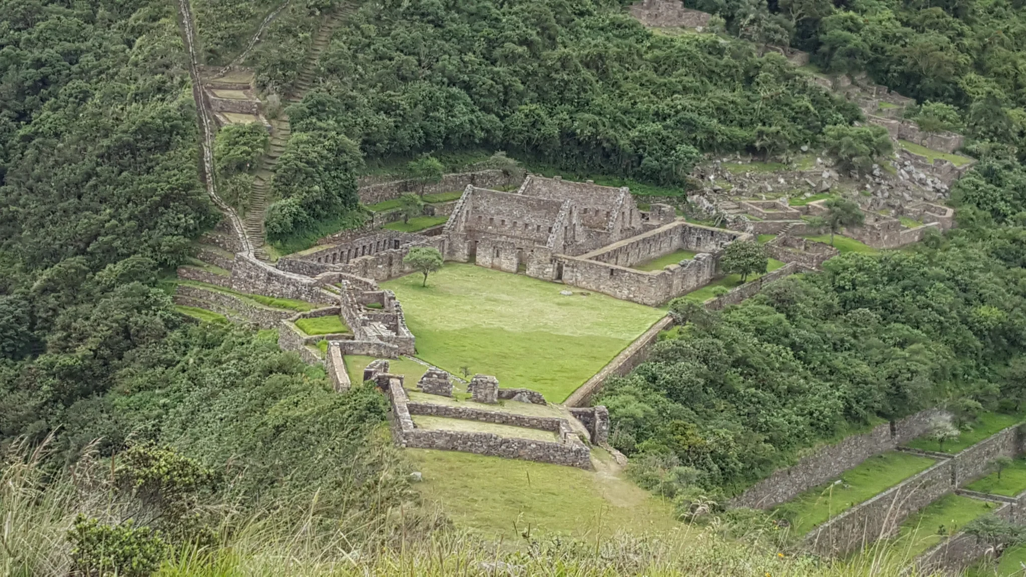 Choquequirao - View from the main altar