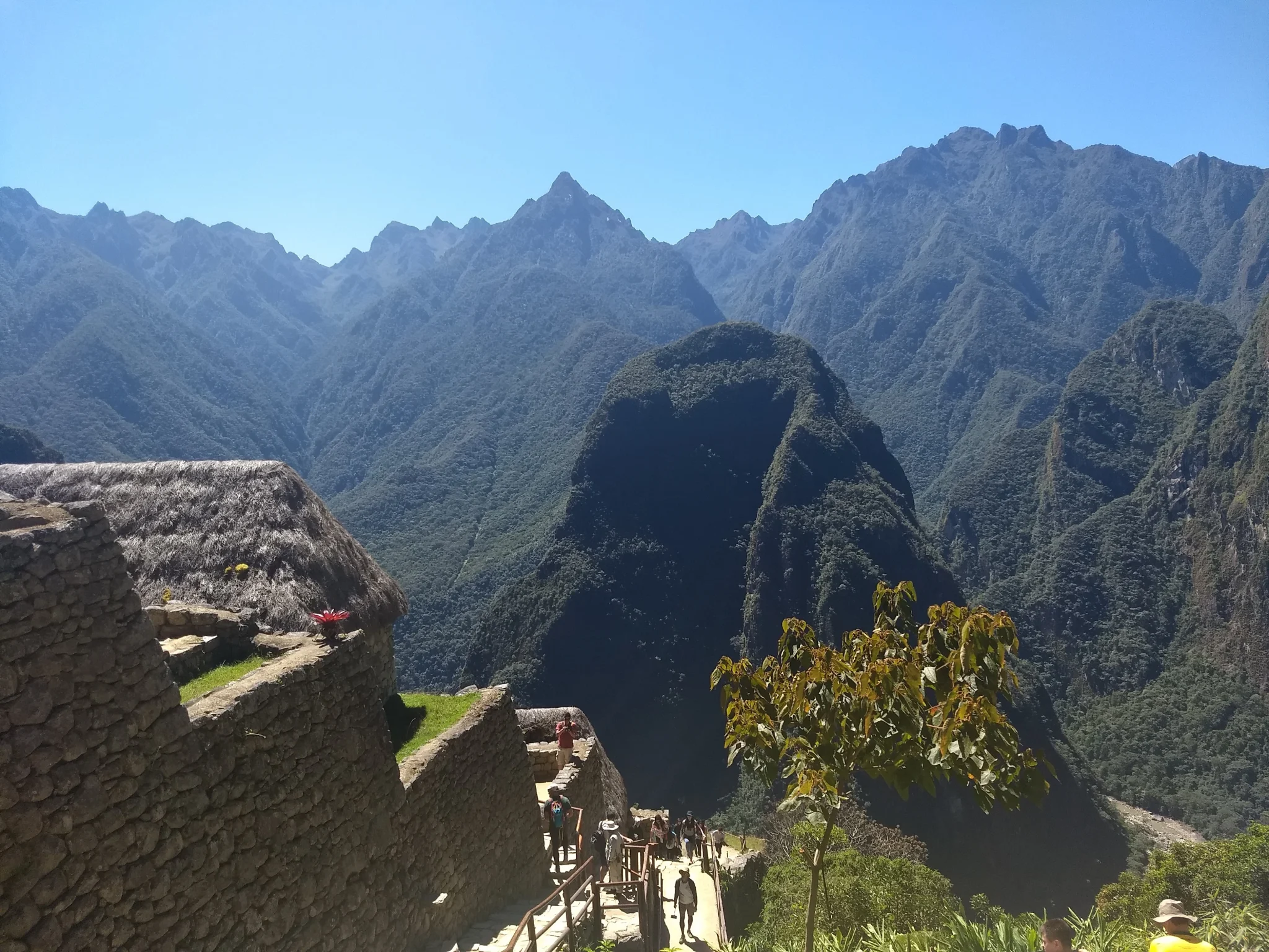 Machupicchu from the access