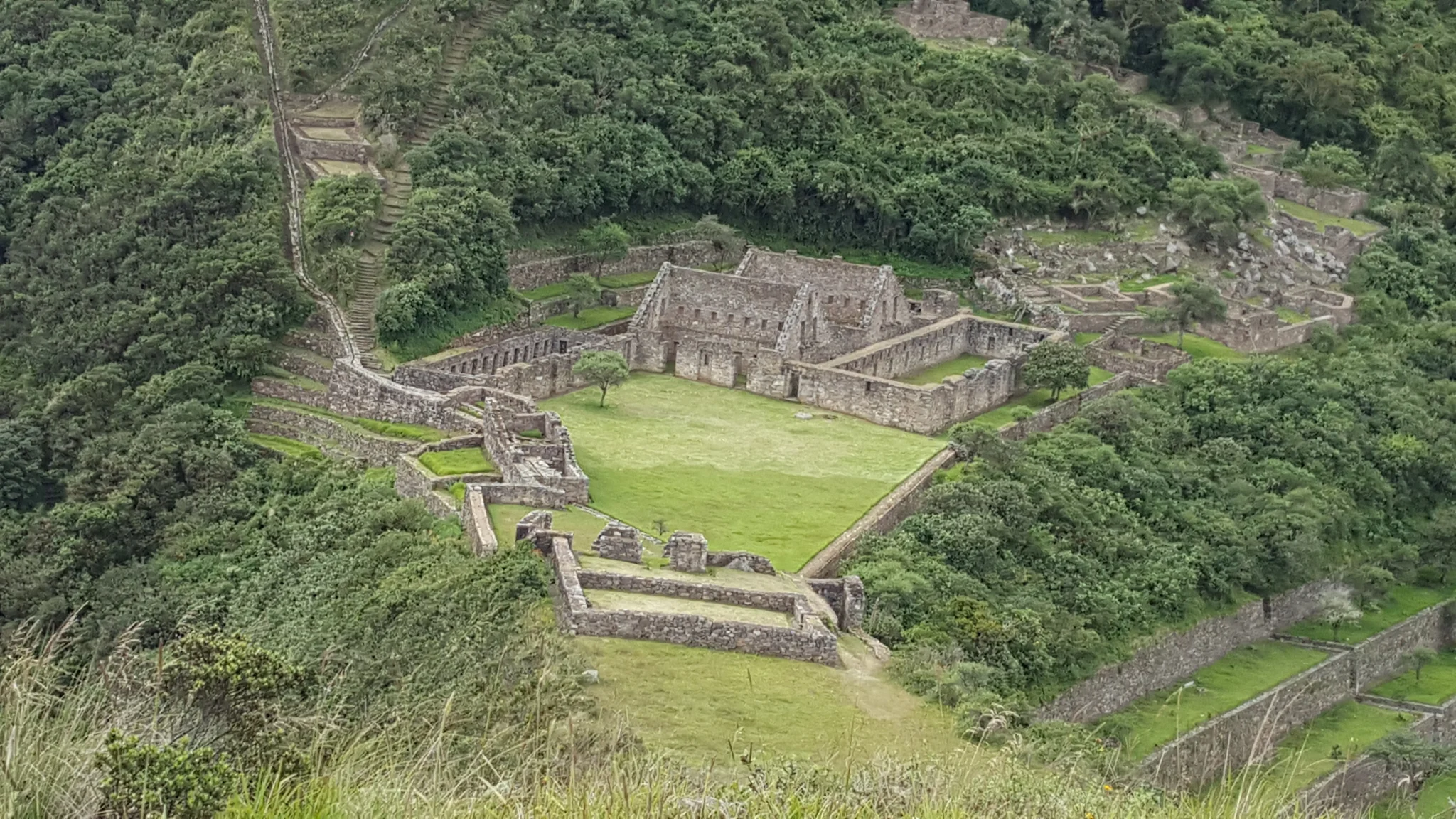 Choquequirao - View from the main altar
